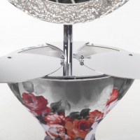 Tocador pared Miss Beauty Floral - cobertura compartimento interior